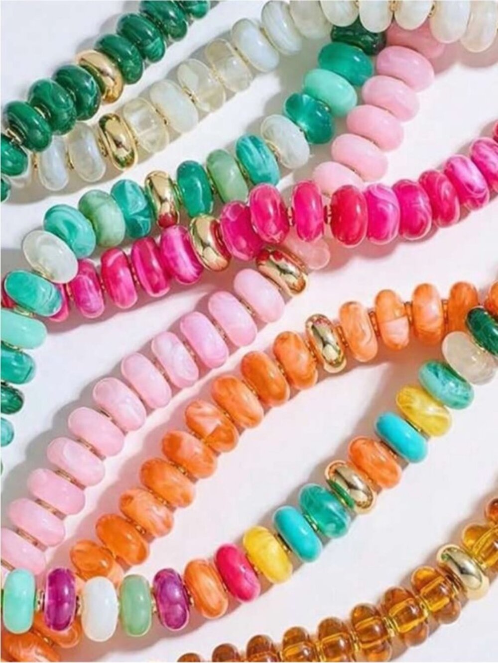 New! Coastal Multicolor Chunky Beaded Dopamine Necklace NWOT - Picture 3 of 3